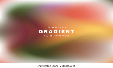 Abstract Mesh Gradient Vector Background Design Template
