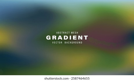 Abstract Mesh Gradient Vector Background Design Template
