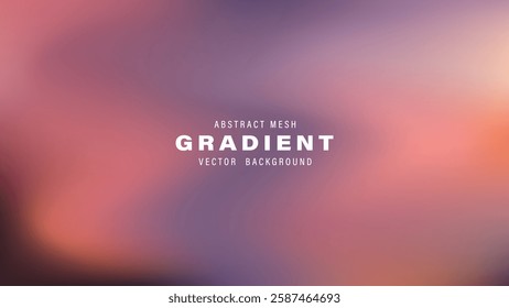 Abstract Mesh Gradient Vector Background Design Template
