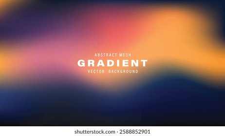 Abstract Mesh Gradient Vector Background Design Texture Blurry Colors
