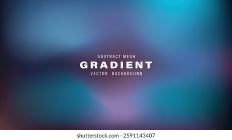 Abstract Mesh Gradient Vector Background Design Template Colorful Blurred
