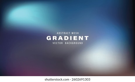 Abstract Mesh Gradient Vector Background Design Template Illustration
