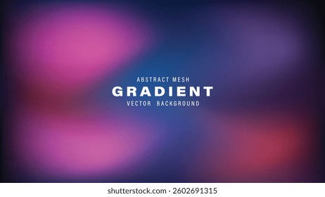 Abstract Mesh Gradient Vector Background Design Purple Pink Blue
