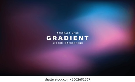 Abstract Mesh Gradient Vector Background Design Template
