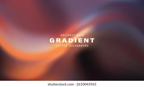 Abstract Mesh Gradient Vector Background Design Texture Blurry Flowing
