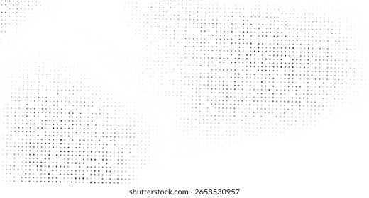 Abstract mesh halftone gradient texture. Vanishing polka dot background. Repeating dots gradation simple