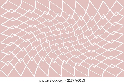 Abstract mesh line art style design wave seamless pattern
