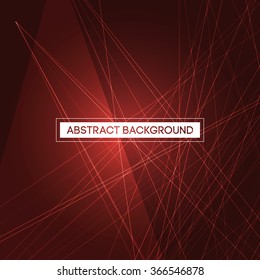 Malla abstracta de fondo rojo | Textura de diseño de línea EPS10 para su presentación