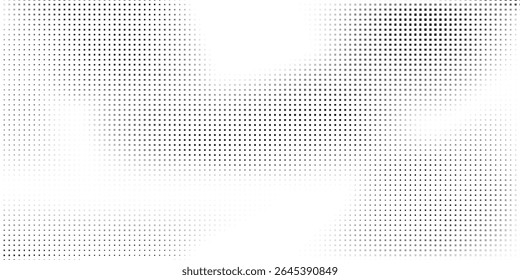 Abstract mesh the rectangle dotted halftone gradient texture. Vanishing polka dot modern abstract simple art