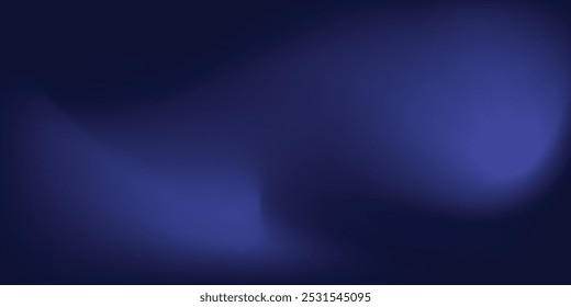 abstract mesmerizing background with a dark blue night sky gradient. A blurred 