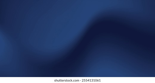 abstract mesmerizing background with a dark blue night sky gradient. A blurred midnight spectrum transitions 