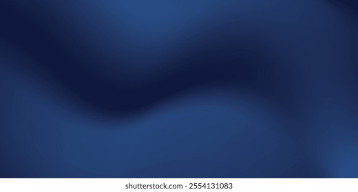 abstract mesmerizing background with a dark blue night sky gradient. A blurred midnight spectrum transitions 