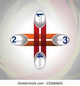 Abstract message design in grey color background.