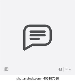 Abstract Message, Letter, Chat Icon