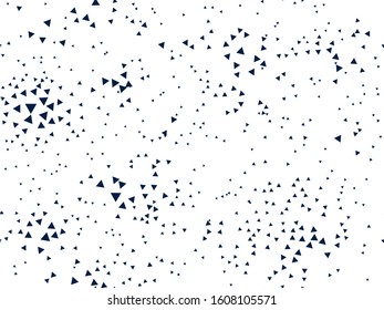 Abstract messy chaotic triangles seamless vector background, particles texture pattern for wallpaper or print or textile or wrapping paper.