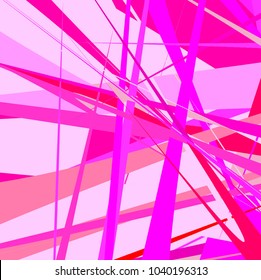 abstract messy lines shapes geometric pattern, colorful& artistic design, catalog, textile, or texture printing & background, vector illustration