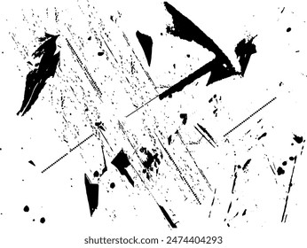 abstract messy paint brush strokes,  Grunge Paint Roller . Vector brush Stroke . Distressed banner . paintbrush collection.Abstract background. Ink brush strokes with rough edges. Dry brush illustrati