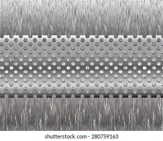 Abstract metal background.