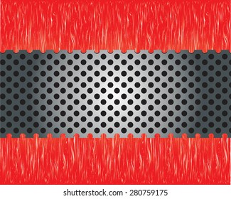 Abstract metal background.