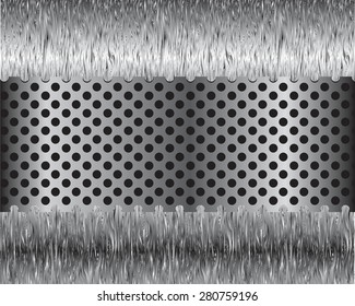 Abstract metal background.
