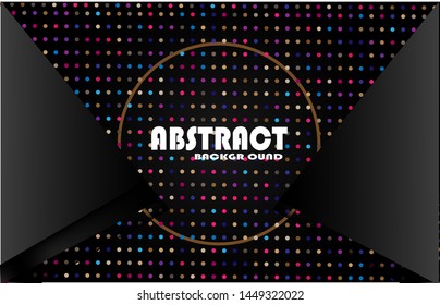 Abstract metal background. Dark design technology with perforated metal texture. eps10. - Vector