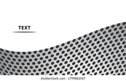 abstract metal background with dots
