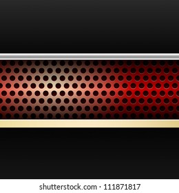 Abstract metal background, eps10