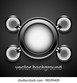 abstract metal background, eps10