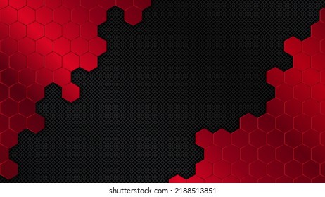 Abstrakter Metallhintergrund. Geometrischer Hintergrund mit Hexagonen. Vektordesign-Vorlage