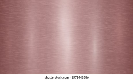 Abstract metal background with glares in red and bronze colors