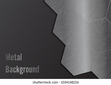 Abstract metal background. illustrator vector.