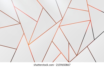 Abstract metal background with light effect, dark background of broken shapes with light from within, fragments of glass or metal, abstract background, space for text, shining light inside effect