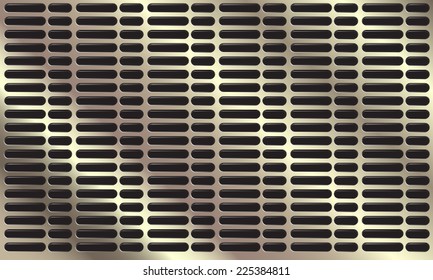 abstract metal background with pattern - vector EPS10