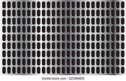 abstract metal background with pattern - vector EPS10