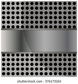 Abstract metal background with place for your text