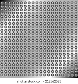 Abstract metal background with rivet for your design