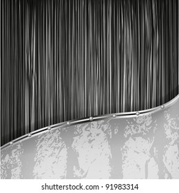 abstract metal background with steel plate. Vector illustration