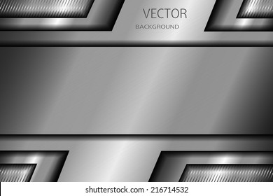 Abstract metal background. Vector EPS 10.