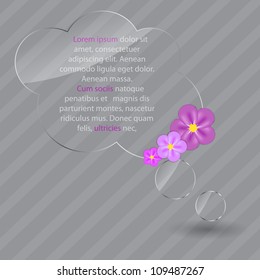 Abstract metal background. Vector illustration.