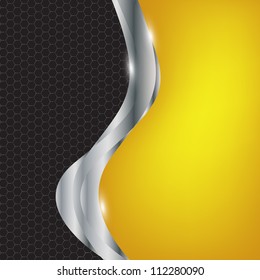 Abstract metal background. Vector illustration.