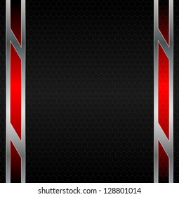 Abstract metal background. Vector illustration.