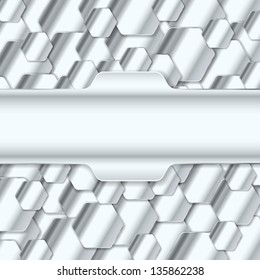 Abstract Metal Background. Vector Illustration