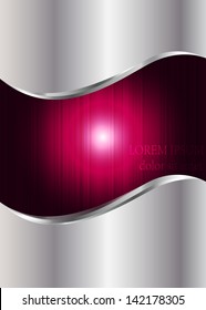 Abstract metal background vector illustration