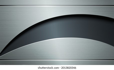 Abstract metal background. Vector illustration