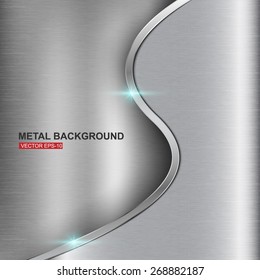 Abstract metal background. Vector illustration
