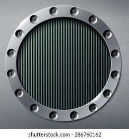 Abstract metal background. Vector illustration