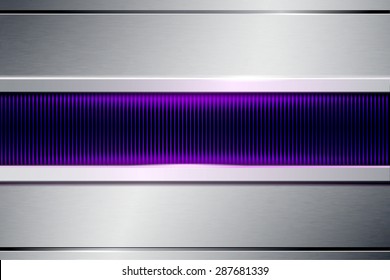 Abstract metal background. Vector illustration