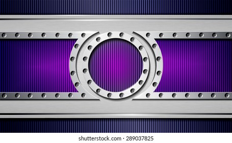 Abstract metal background. Vector illustration.