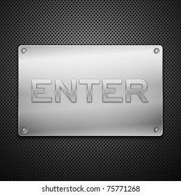 Abstract metal background. Vector illustration.