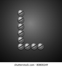 Abstract metal background. Vector illustration.